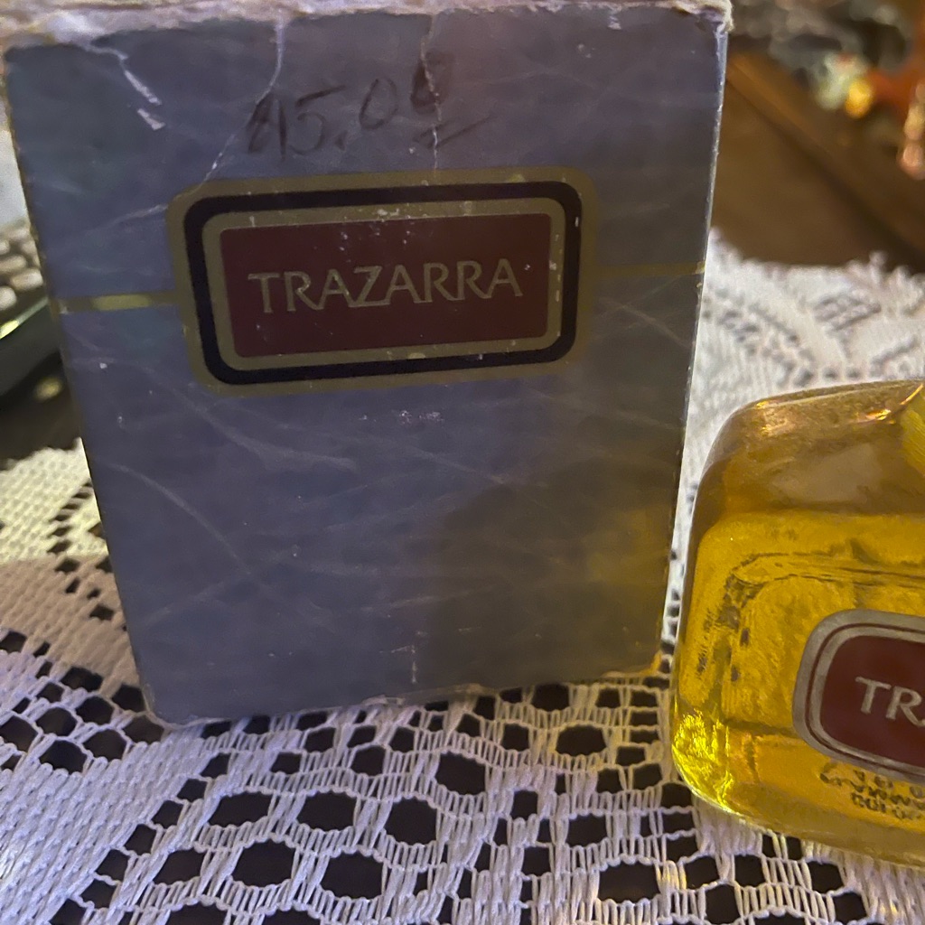 Vintage Avon Mens Trazarra 4 Oz Splash Cologne